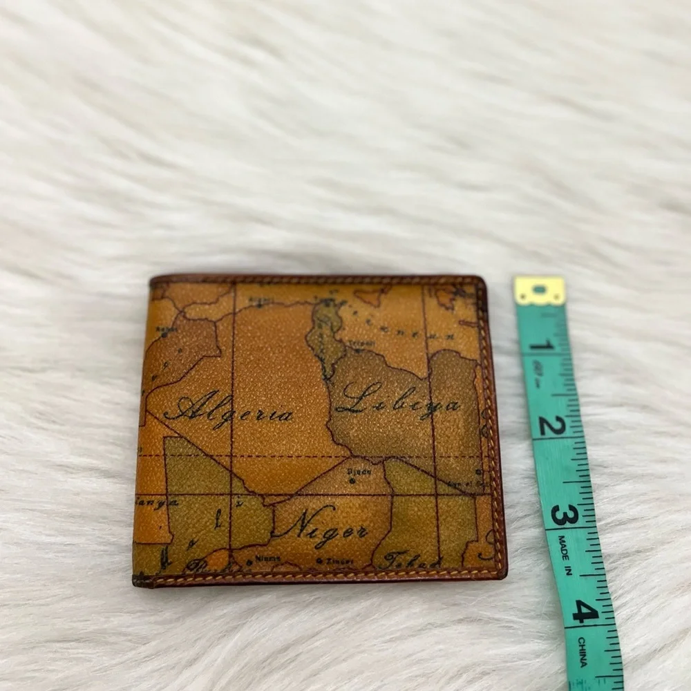 ALVIERO MARTINI - PRIMA 1A CLASSE BROWN TAN BLACK BIFOLD WALLET